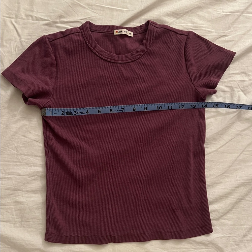 Marine Layer Purple Tee - Picture 3 of 5